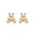 Brinco Sapinho Zirconia Folheado a Ouro 18K - Imagem 1