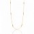 Choker Tifanny 3 Zircônias Folheado a Ouro 18K - Imagem 1
