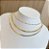 Choker Veneziano Bolinhas Delicada Folheado a Ouro 18K - Imagem 2