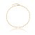 Colar 40Cm Cartier 0,70Mm Folheado a Ouro 18K - Imagem 1