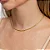 Colar 40Cm Cordão Baiano 2,4Mm Folheado a Ouro 18K - Imagem 2