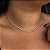 Colar 40Cm Riviera Redonda 2Mm Folheado a Ouro 18K - Imagem 1