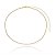 Colar 40Cm Riviera Redonda 2Mm Folheado a Ouro 18K - Imagem 2