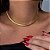 Colar 40Cm Snake Folheado a Ouro 18K - Imagem 1