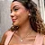 Colar Cartier Pingente Olho Grego Placa Folheado a Ouro 18K - Imagem 3