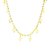 Colar Choker Elo Corações Cruzes Folheado a Ouro 18K - Imagem 1