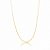 Colar Corrente Cartier 60 Cm 0,7Mm Folheado a Ouro 18K - Imagem 1