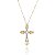Colar Cruz Realeza Folheado a Ouro 18K - Imagem 1