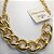 Colar Dois Elos Folheado a Ouro 18K - Imagem 1