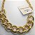 Colar Dois Elos Folheado a Ouro 18K - Imagem 1