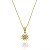 Colar Estrela Do Divino Espirito Santo Folheado a Ouro 18K - Imagem 1