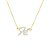 Colar Fé Cravejado Folheado a Ouro 18K - Imagem 1