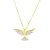 Colar Fenix Cravejado Folheado a Ouro 18K - Imagem 1