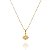 Colar Flor De Lotus Folheado a Ouro 18K - Imagem 1