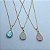 Colar Gota Color Leitosa Folheado a Ouro 18K - Imagem 2