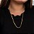Colar Heringbone 60Cm Folheado a Ouro 18K - Imagem 1