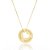 Colar Mandala Coração Folheado a Ouro 18K - Imagem 1