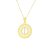 Colar Mandala Cruz Meio Folheado a Ouro 18K - Imagem 1