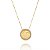 Colar Mandala Pés Folheado a Ouro 18K - Imagem 1