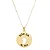 Colar Mandala Pézinho Personalizado Folheado a Ouro 18K - Imagem 2