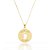Colar Mandala Pézinho Personalizado Folheado a Ouro 18K - Imagem 2