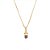 Colar Menina Cravejado Rosa Folheado a Ouro 18K - Imagem 2