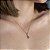 Colar Menino Cravejado Azul Folheado a Ouro 18K - Imagem 1