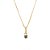 Colar Menino Cravejado Azul Folheado a Ouro 18K - Imagem 3