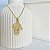 Colar Menino Zirconias Folheado a Ouro 18K - Imagem 1