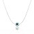 Colar Nylon Olho Grego Resina Folheado a Ouro 18K - Imagem 1