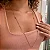 Colar Tiffany Rosa 70Cm Folheado a Ouro 18K - Imagem 1