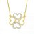 Colar Trevo De 4 Folhas Folheado a Ouro 18K - Imagem 2