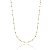 Colar Veneziano 0,6Mm Com Bolinhas 60Cm Folheado a Ouro 18K - Imagem 2