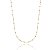 Colar Veneziano 0,6Mm Com Bolinhas 60Cm Folheado a Ouro 18K - Imagem 2