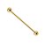 Piercing 40Mm Bastão Folheado a Ouro 18K - Imagem 1