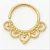 Piercing Arabesco Bolinhas Folheado a Ouro 18K - Imagem 1