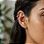 Piercing Bolinha 12Mm Folheado a Ouro 18K - Imagem 2