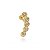 Piercing Cluster 5 Bolinhas Folheado a Ouro 18K - Imagem 1