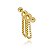 Piercing Correntinha Folheado a Ouro 18K - Imagem 1
