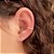 Piercing Fake 1 Fio Cristal Folheado a Ouro 18K - Imagem 2