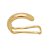 Piercing Fake Fio Liso Folheado a Ouro 18K - Imagem 1