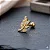 Piercing Ramo De Folhas Folheado a Ouro 18K - Imagem 1