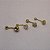 Piercing Umbigo Ponto De Luz Folheado a Ouro 18K - Imagem 1