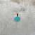 Pingente Carinha Feliz Resina Azul Folheado a Ouro 18k - Imagem 1