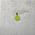 Pingente Carinha Feliz Resina Verde Folheado a Ouro 18k - Imagem 2