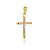 Pingente Crucifixo Pequeno Pontas Achatadas - Imagem 1