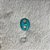 Pingente Lacre Resina Azul Folheado a Ouro 18k - Imagem 2