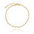 Pulseira 21Cm Cartier 0,70Mm Folheado a Ouro 18K - Imagem 1