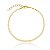 Pulseira 21Cm Elo Gucci Folheado a Ouro 18K - Imagem 2