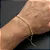 Pulseira 21Cm Elo Gucci Folheado a Ouro 18K - Imagem 1